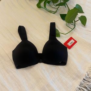 Spanx 34B black full coverage bra NWT
